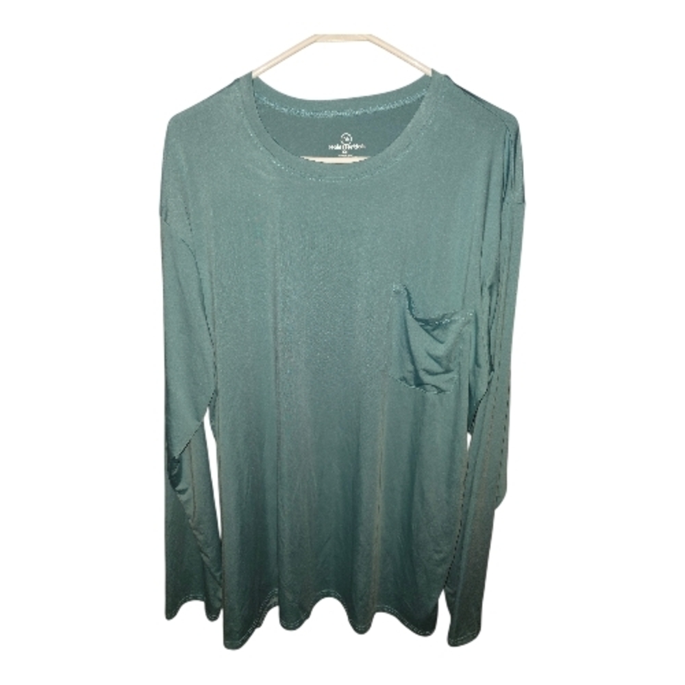 Essentials Teal Crew Neck Top